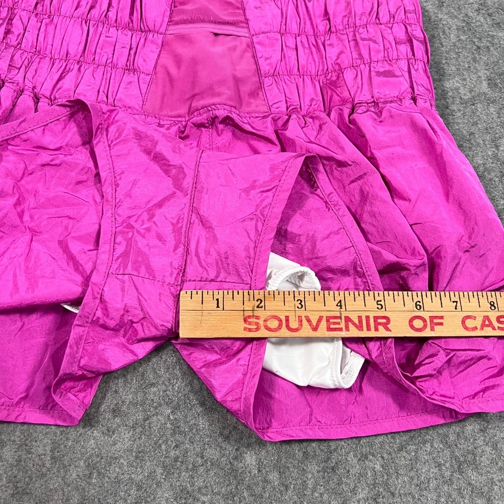 Free People FP Movement Fuchsia Pink The Way Home Shorts Women's Size Medium - Picture 5 of 6